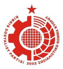 KIBRIS SOSYALİST PARTİSİ ΣΟΣΙΑΛΙΣΤΙ ΚΟΚΟΜΜΑ ΚΥΠΡΟΥ SOCIALIST PARTY OF