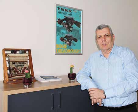 42 York Dingil Türkiye Genel Müdürü Nefii Varol Tarman: York un üretim üssü Türkiye olacak Türkiye yi kendisine yeni üretim üssü olarak belirleyen York, bu yılın ikinci yarısında montaj fabrikasının