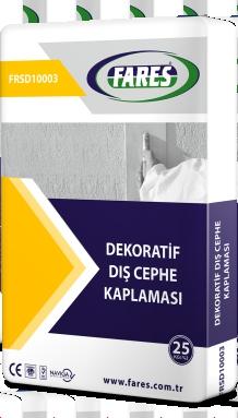 MANTOLAMA GRUBU ÜRÜNLER FARES D10001 LEVHA YAPIŞTIRMA HARCI Çimento Esaslı Tek Komponenantlı Levha Yapıştırma Harcı Duvar ve tavanlarda yatay ve düşeyde polistirilen levha yapıştırılmasında