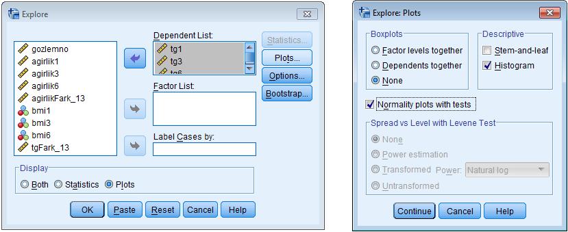 113 SPSS: Analyze >