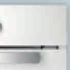 cam dizayn Düğmeden fonksiyon kontrollü dokunmatik beyaz LED ekran Surf (Dynamic Flow) pişirme sistemi ile 5 tel rafta eşit