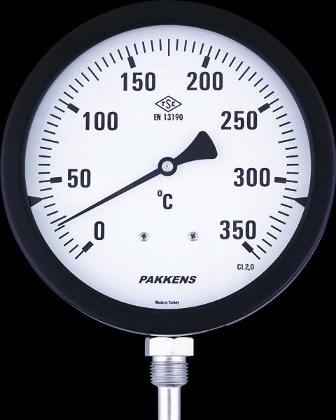 Sıcaklık Ölçerler / Bi-Metal Termometreler / Genel Amaçlı Bi-Metal Termometreler / Ø 160 mm.