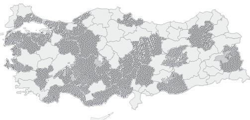 Çalıştay Kitabı 133 Türkiye deki Çevre Mühendisliği Bölümlerinin illere göre dağılımları Şekil 2 de görülmektedir. Şekil 2. Türkiye deki Çevre Mühendsiliği bölümlerinin coğrafi dağılımı.