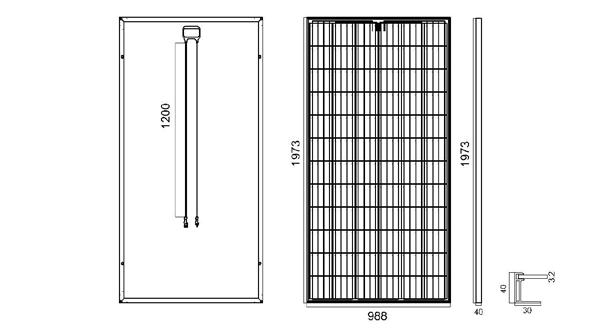 Çalışma Koşulları/ Working Conditions Max Sistem Voltajı / Maximum System Voltage DC 1000 V İşlem Sıcaklığı / Operating Temp.