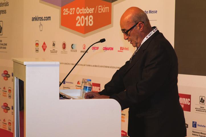 Açılışta; İbrahim ANIL, Hannover Messe Ankiros Fuarcılık A.Ş.