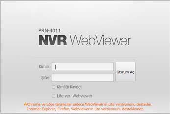 Web viewer'a birden fazla tarayıcıyla erişmek isterseniz İlk eriştiğiniz tarayıcı menüsünde eklentiyi (npnvrviewer) otomatik yürütülecek şekilde ayarlayın ve eklentiyi etkinleştirdikten ya da eklenti