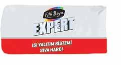 SIVA HARCI TANIM Expert Sıva Harcı, iç ve dış mekanlarda polistren esaslı ve taşyünü levhalar gibi ısı ve ses yalıtım malzemelerinin üzerine perdah sıvası yapılmasında kullanılan, aynı zamanda bu