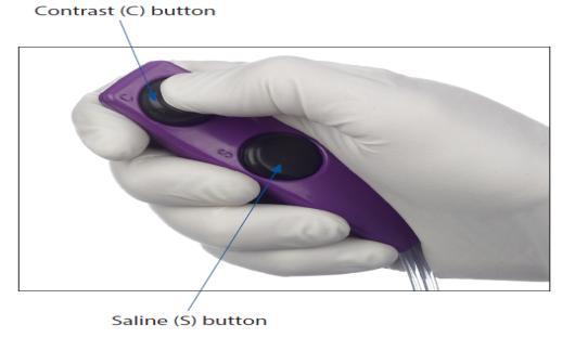 "VARIABLE" tuşu, el kumandası üzerindeki "C" tuşuna basılan miktarda enjeksiyon 