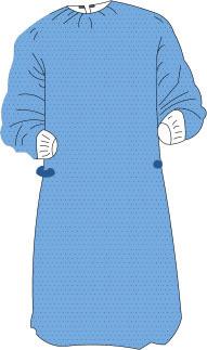 / Standard Surgical Gown L 2 2 Bantlı Hasta Önlüğü / Patient Gown 65x110 1 3 Şeffaf Hortum Kılıfı / Transparent Tube Cover 10x200 1 4 Gaz Spanç / Gauze Swab 7,5X7,5 10 5 Reflektör Örtüsü / Reflector