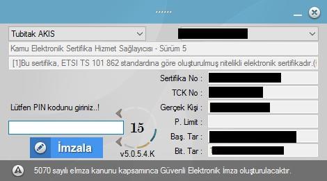 Sistem giriş yapmanız için size 120 saniye vermektedir ve bu süre zarfında giriş yapmanız gerekmektedir.