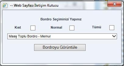 3 Maaş Bordrosu Yazdırma Yine aynı ekranda; Döneme Personel Ekleme, Toplu Sendika ödeneği yapma, fiili hizmet zammı bordrosu yapma işlemleri ile beraber, Banka bilgisi eksik