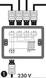 ayarı ve besleme kutusu, 3 fancoil bağlantılı 4 1 143,58 5119-9830/004 Fancoil fan devir ayarı ve besleme