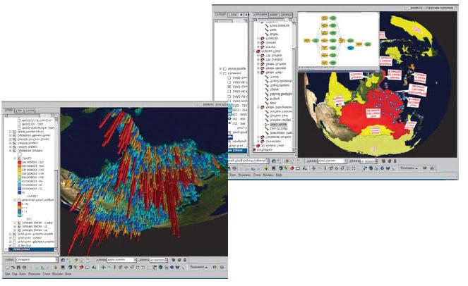 ArcGlobe ArcGIS Desktop 3D Analyst modülünün bir parçasi olan ArcGlobe, sürekli, multi-resolution, global görüntüleme saglar. ArcGlobe da ArcMap gibi CBS veri katmanlariyla çalisir.