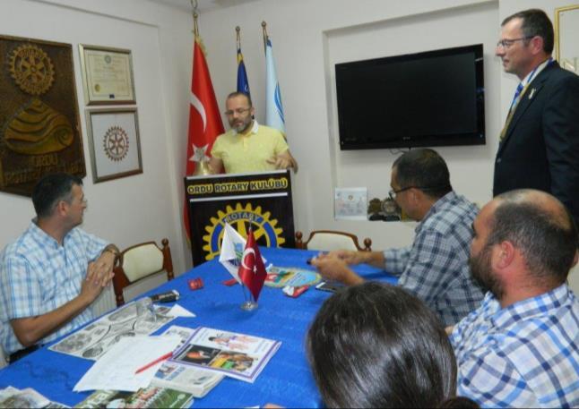 - "Rotary Engellilerle Zirvede XIX - Nemrut'a Tırmanıyoruz" projesi 28-30 Eylül 2018 tarihleri arasında yapılacağını belirterek, gündemdeki konular hakkında geniş bilgiler verdi. Dönem Başkanımız Rtn.