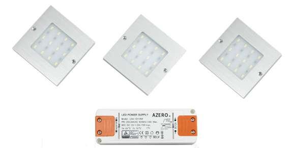 4mm TELLA LED spot lamba ultra-ince yuvarlak.