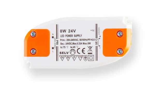 AKSESUARLAR / LED SÜRÜCÜLERI 24V LED Sürücüsü // 200-240 VAC NOTLAR ürün kodu WATT VOLT IP Ölçüler: Kalınlık x