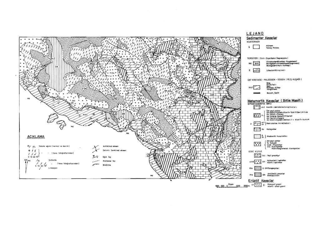 Seldi 2: Cacas bölgesinin jeolojik haritası asm