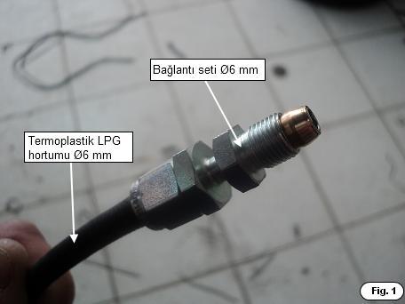 1- LPG Elektrovalfi Termoplastik LPG hortumu,