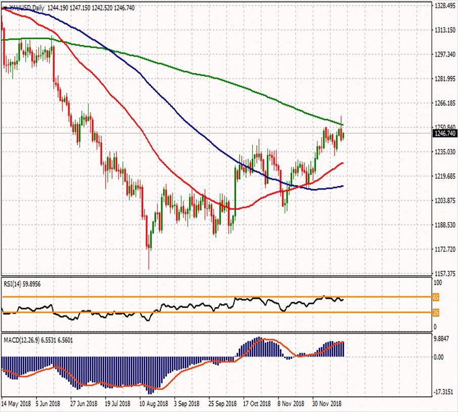 XAU/USD 20 Aralık 2018 Haftanın ikinci direnci Günün ikinci direnci 1253.6 1263.01 Haftanın ilk direnci 1256.21 Haftanın Pivot Noktası Günün ilk direnci 1244.62 1251.51 1248.