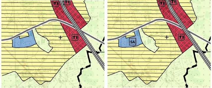 13 Şekil 23: Şatırlı mahallesi Kırsal Yerleşme Alanı olarak planlara işlenmesine ilişkin plan değişikliği 4.