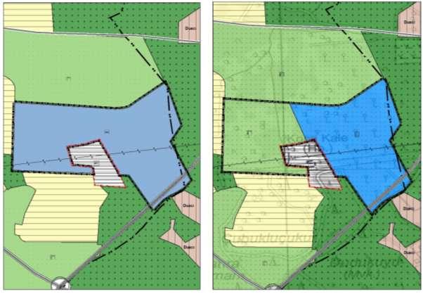 14 Plan O25A2 paftasında sehven Kamu Hizmet Alanı olarak gösterilmiş alan alt ölçekli planlara uygun olarak Eğitim Alanı ve Spor Alanı olarak düzenlenmiştir (Şekil 25).