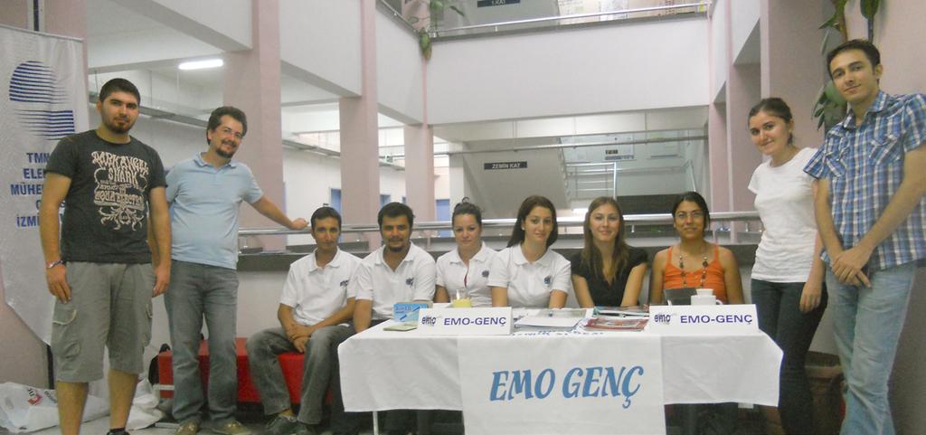 emo-genç EMO ve EMO-Genç Tanıtıldı Üniversitelerin öğretim yılına başladıkları haftalarda Elektrik Elektronik ve Bilgisayar mühendisliği bölümleri öğrencilerine yönelik EMO ve EMO Genç tanıtım