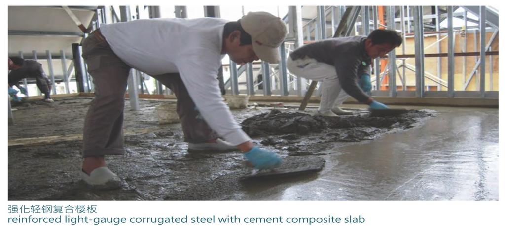 26 CHEN-YU, CHIU Şekil 8: HSIEH ve ekibi, yenilikçi inşaat yöntemlerini, metal örgülü ince beton membranlı zeminini oluşturmak ve sıkıştırılmış toprak ve saman balyalarının metal örgüyle