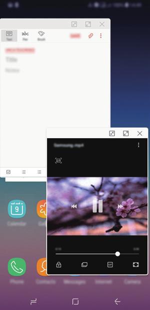 Uygulamalar ve özellikler Çoklu pencere Tanıtım Çoklu pencere, bölmeli bir ekranda aynı anda iki uygulama çalıştırmanıza izin verir.