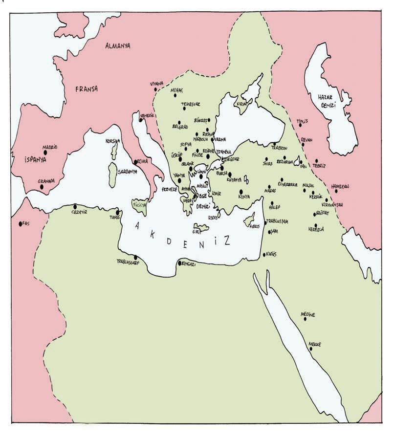 (1529) Avrupa Hristiyan birliğini bölmek amacıyla 155 te Fransızlara ekonomik ve hukuki ayrıcalıklar verildi.