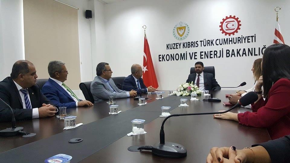 KKTC Tarım ve Doğal Kaynaklar Bakanı Nazım Çavuşoğlu ziyaret edildi.