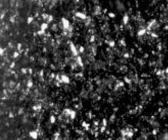 optik ölçüm teknikleriyle desteklenir. ġekil 4.24 de ince taneli taģlama taģının optik mikroskop görüntüsüne bir örnek bulunmaktadır. ġekil 4.24 : Ġnce taneli taģlama taģının optik mikroskop görüntüsü [21].