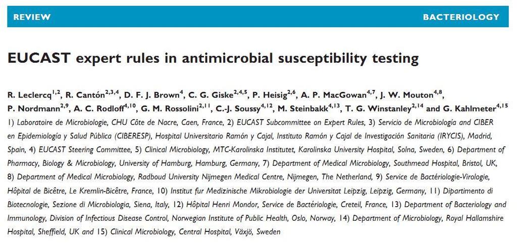 Leclerq R, et al.