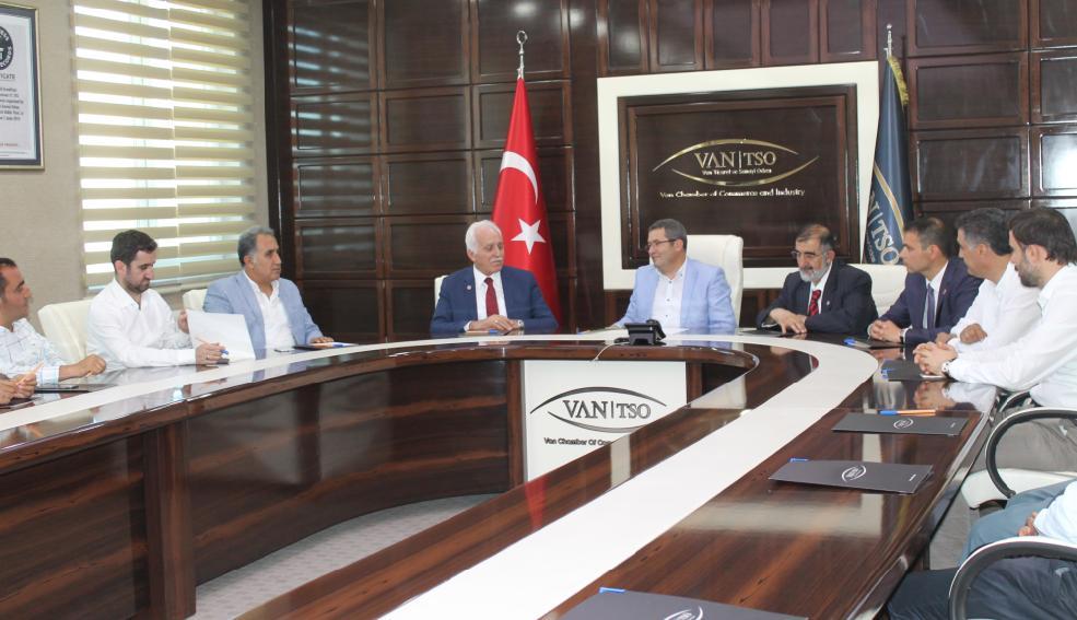 Saadet Partisi Genel Başkanı Mustafa Kamalak ve beraberindeki heyet, Odamız