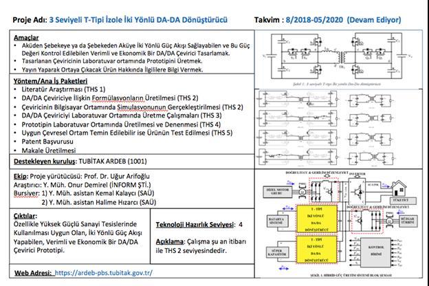 MÜHENDİSLİK Temmuz-Eylül 2018 FAKÜLTESİ Bilimsel Araştırma ve Ar-Ge Projeleri Prof.Dr.