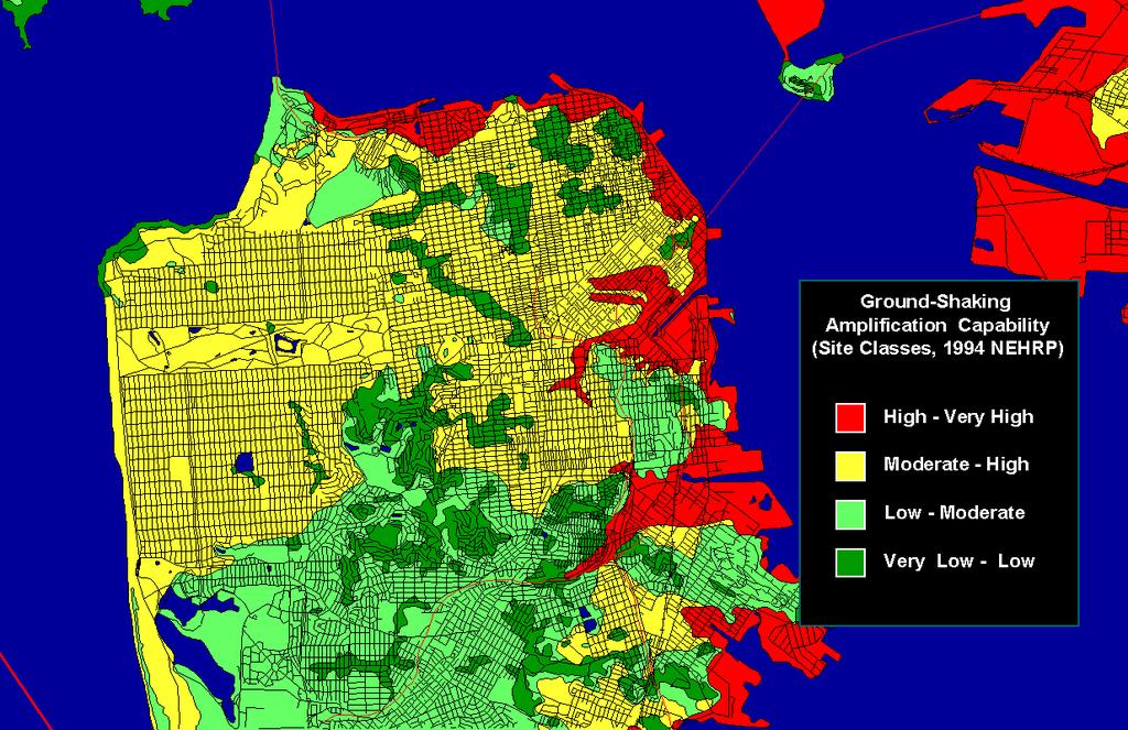 San Francisco şehir merkezinde yer hareketi