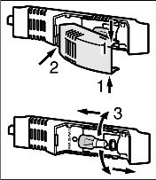 Arızalar u Lambanın kapağını üstten ve alttan tutun Fig. 13 (1). u Lambanın kapağını arkada yerinden çıkarın ve dışarı asın Fig. 13 (2). u Ampulü değiştirin Fig. 13 (3).