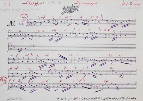 96 Kâr-ı Nâtık Saba Kâr-ı Nâtık - İsmail Hakkı Bey Bu eserin yeni harflerle mevcut olmayan notası ilk kez 2006 yılında CRR Kâr-ı Nâtık konserleri kapsamında yazılmıştır.