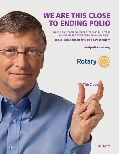 TIMELINE 2007 Bill Gates Uluslararası Rotary Asamblesinde 255 milyon dolar ek