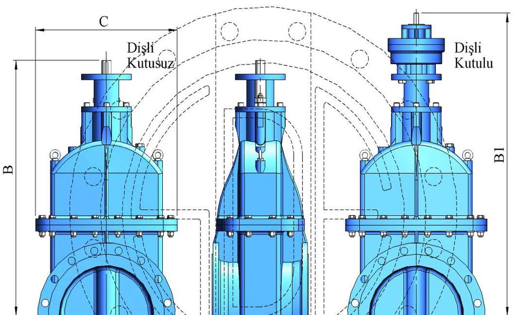 Ürün Kodu : GV-NR-S www.sde.com. SÜRGÜLÜ VANA YÜKSELMEYEN MİLLİ SALAMASTRALI TASARIM PN 10 Vana Boyu Standardı : EN 558-1, S 14, By-Pass uygulanamaz.