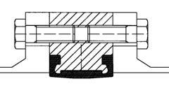 Semi-Lug Tip montaj için detaylar d1 d1 d1 Yukar daki resimler temsili olup herhangi bir çap için özel bir resim de