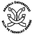 ANADOLU ÜNİVERSİTESİ BİLİM VE TEKNOLOJİ DERGİSİ ANADOLU UNIVERSITY JOURNAL OF SCIENCE AND TECHNOLOGY Cilt/Vol.