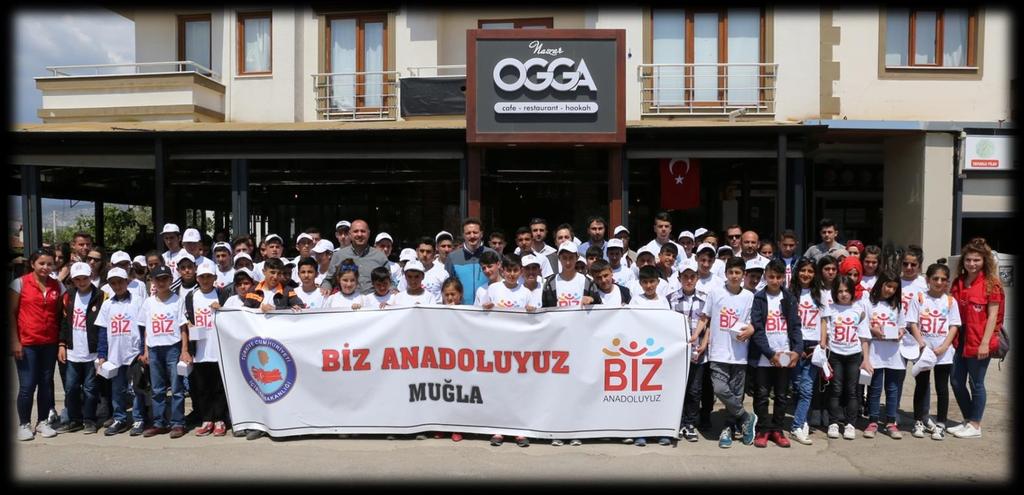 25 Nisan 2018 Çarşamba İçişleri Bakanlığı tarafından yürütülen "Biz Anadoluyuz Projesi" kapsamında Ağrı ve Hakkari den gelen 90 öğrenci ve 6 öğretmen Muğla da misafir edildi.
