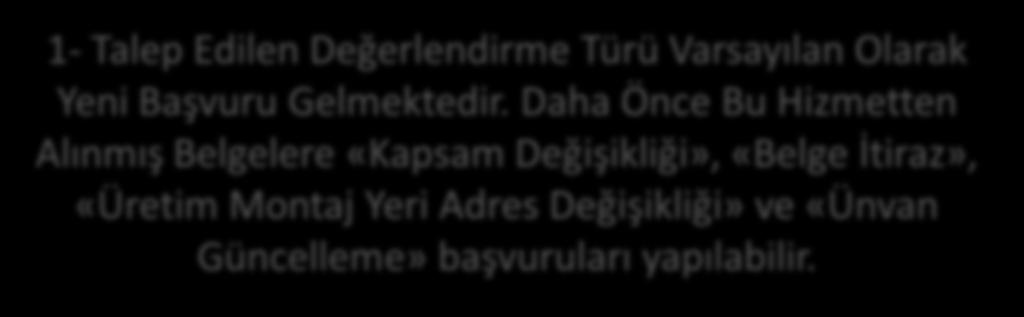 «Ünvan Güncelleme» başvuruları yapılabilir. 3- Belge(ler) Seçildikten Sonra Başvuruda Bulun Butonuna Basılır.