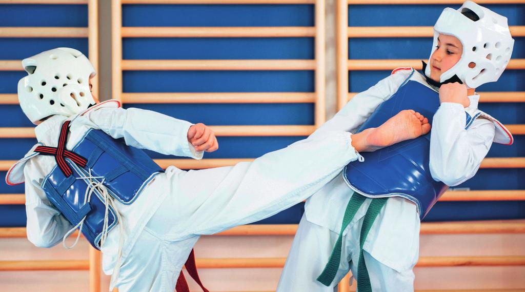 SPOR OKULLARI BILGILENDIRME KITAPÇIGI 10 Eğitim İçeriği Taekwondo değer ve amaçları, Taekwondo ruhu, Dobok metodu ve kemer alınması, Beden bölümleri ve hayati