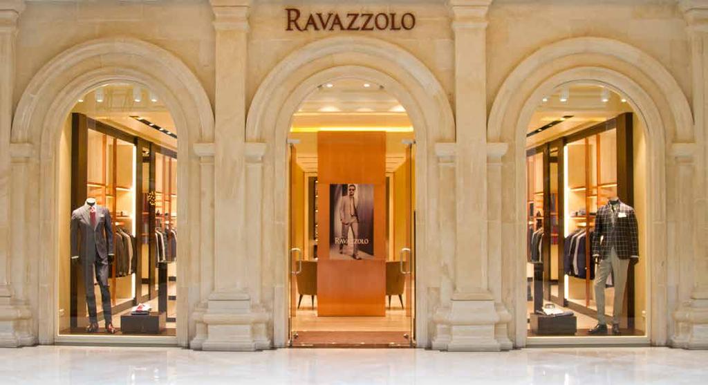 RAVAZZOLO Dünyanın en önemli erkek giyim mağazaları arasında yer alan Ravazzolo Moskova mağazası Erbekproje tarafından anahtar teslim olarak