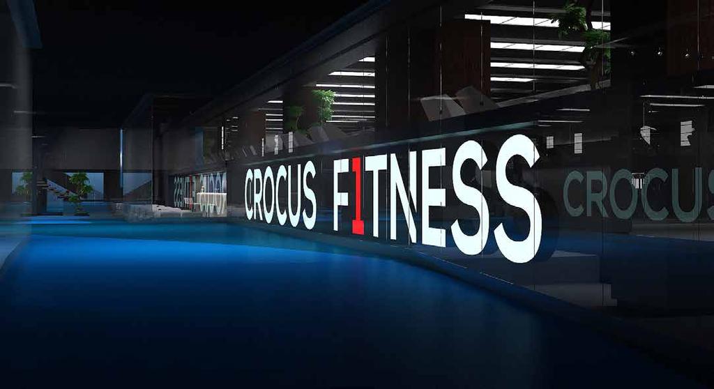 CROCUS FITNESS Crocus Fitness ağının ilk şubesi olan ve 4000 m 2 den fazla alana sahip proje anahtar teslim olarak Erbekproje tarafından