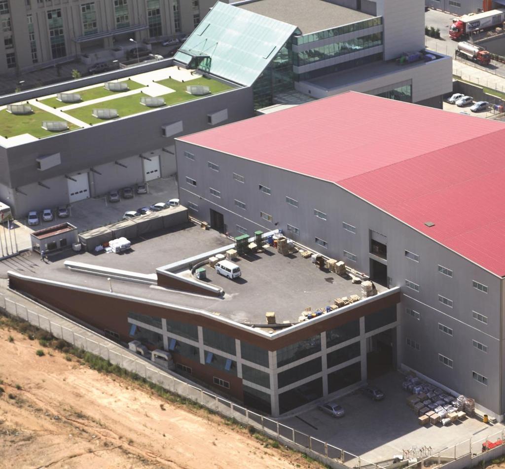 000 m 2 inşaat alanına sahip 4 katlı prefabrik karkas üretim tesisi yapısal tasarımı