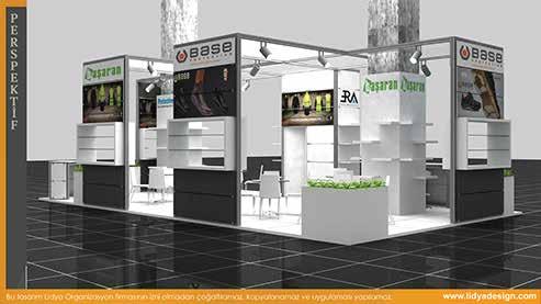 Maxima Stand MAXIMA EXHIBITION BOOTH MAXİMA STAND Maxima stand 1500 m2 kadar Lidya Design atölyesinde üretilmektedir.