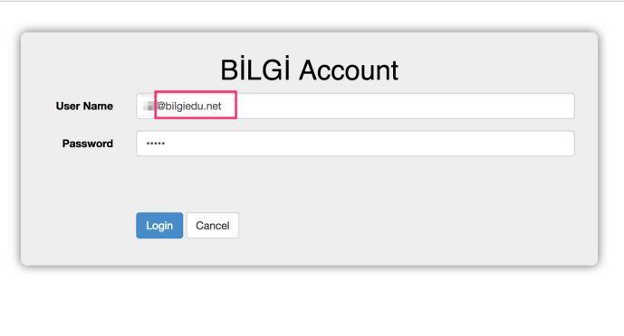 Adresi tarayıcınıza yazdıktan sonra açılan Flow sayfasında BİLGİ linkini tıklayınız.