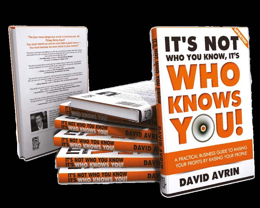 Ünlü ve enerjik bir konuşmacı olan David Avrin, CEO'lar, işletme sahipleri, dernekler, girişimciler, liderlik ekipleri, satış uzmanları, müşteri ilişkileri yöneticileri, insan kaynakları ve daha pek